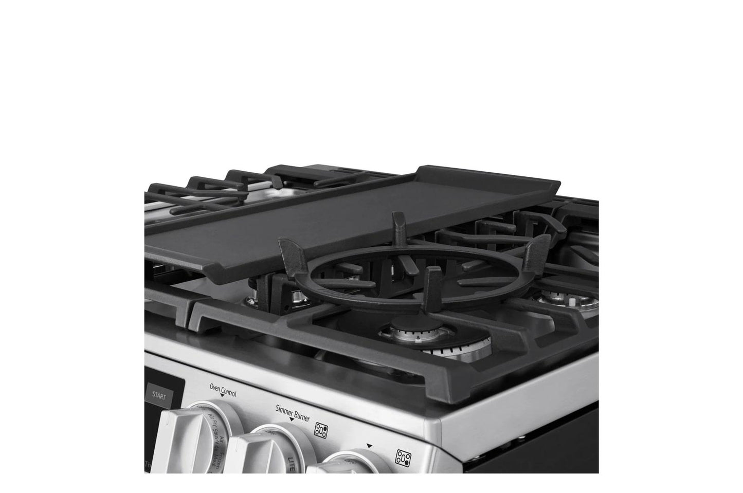 Lg LSGL6337X 6.3 cu ft. Smart Gas Slide-In Range with InstaView®, ProBake Convection®, and Air Fry