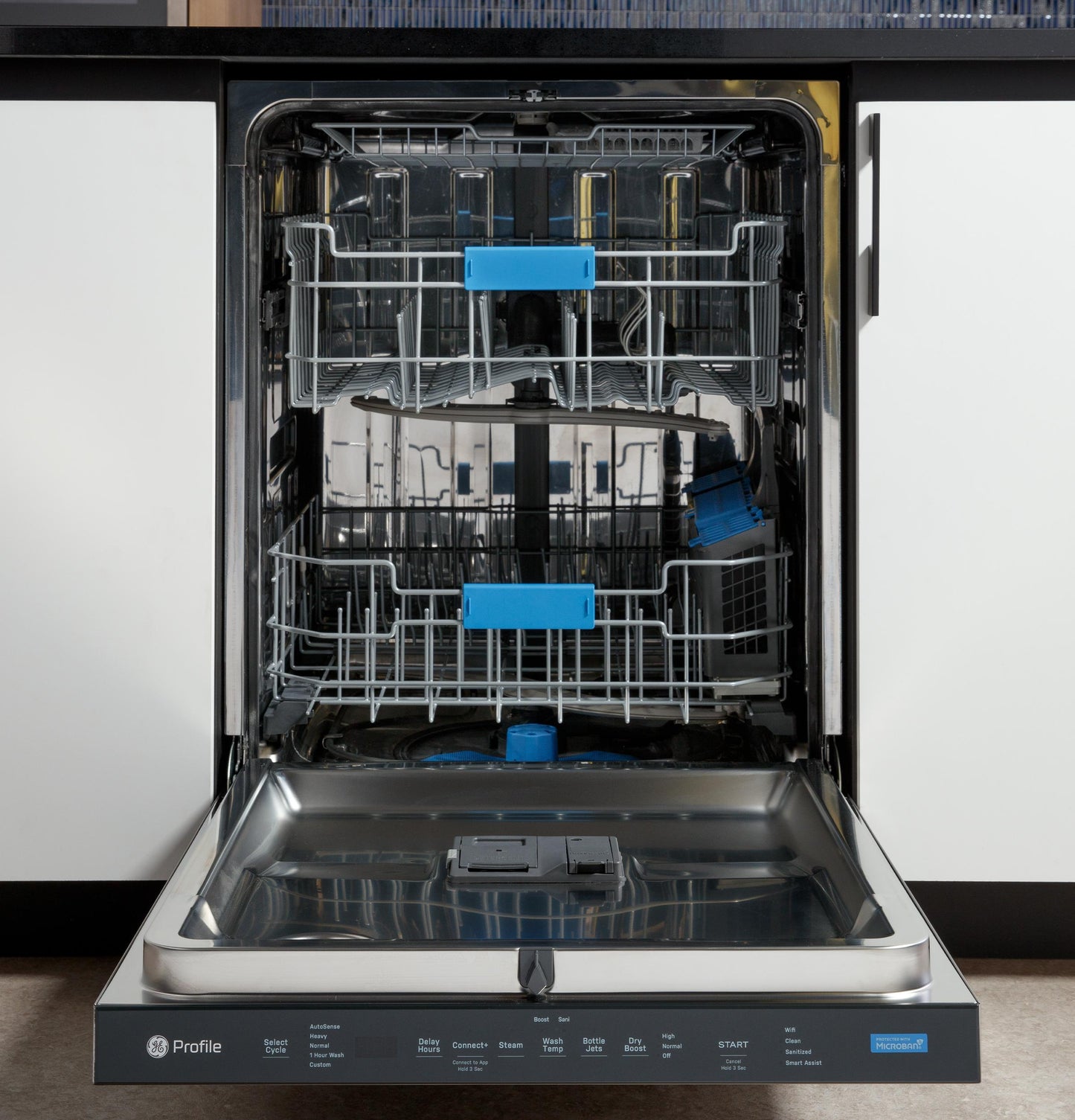 PDT715SYVFS GE Profile™ ENERGY STAR® Fingerprint Resistant Top Control Stainless Interior Dishwasher with Microban™ Antimicrobial Technology