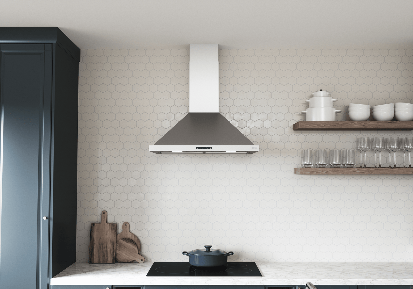 Zephyr ZOME30BS Ombra, Wall, 30", SS, 600 CFM