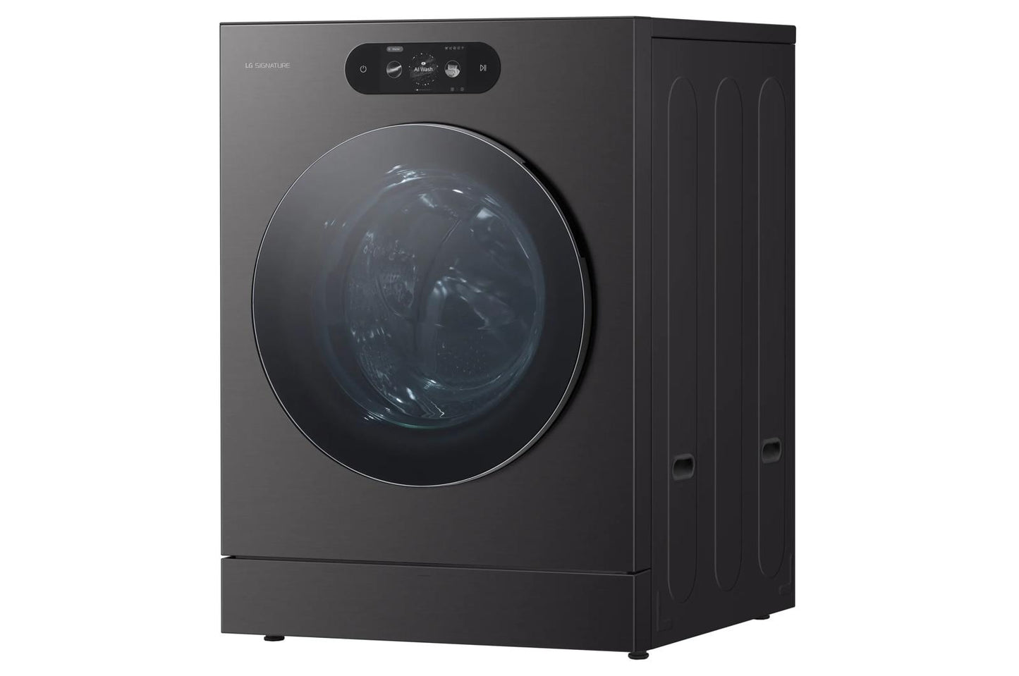 WM9901HBA LG SIGNATURE 5.8 cu. ft. Mega Capacity Smart Front Load Washer with Built-In Intelligence, TurboWash® 360(degree), ezDispense® and Touch LCD Control