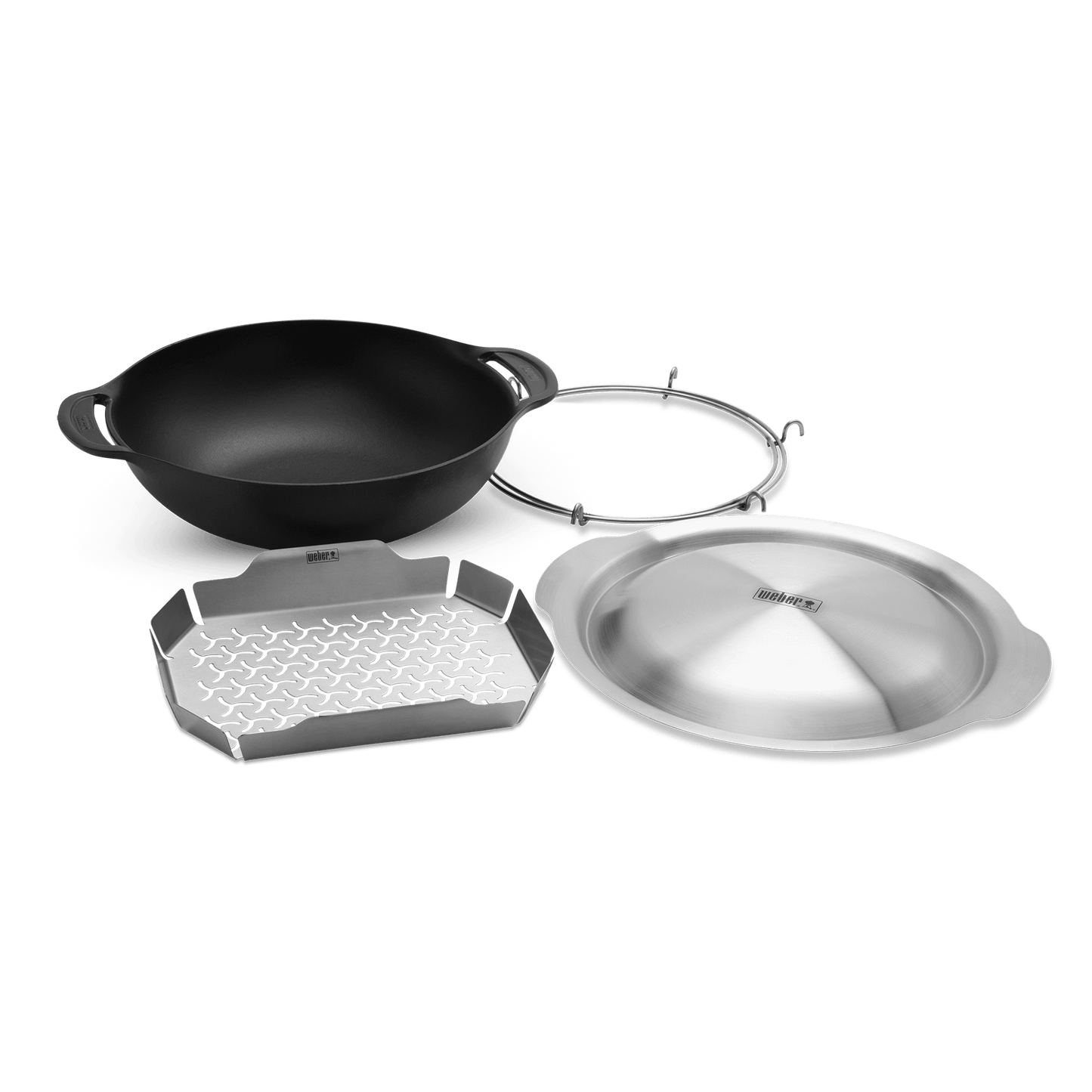 7606 WEBER CRAFTED Wok & Steamer
