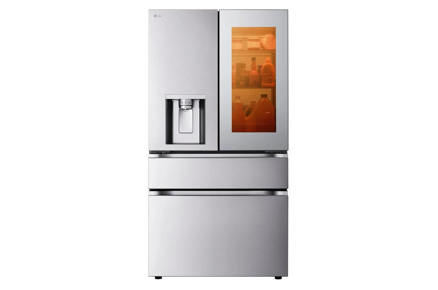 Lg LF29S9775S 29 cu. ft. Standard-Depth MAX™ 4-Door French Door Refrigerator with Mirror InstaView® MyColor™ and Mini Craft Ice™