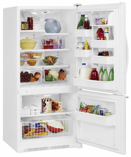 22 cu. ft. Bottom-Freezer Refrigerator(White)