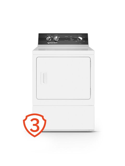 Speed Queen DR3004WE DR3 Sanitizing Electric Dryer with Extended Tumble  3-Year Warranty