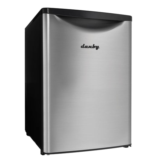 DAR026A2BSLDB Danby 2.6 cu. ft. Compact Fridge in Stainless Steel Look