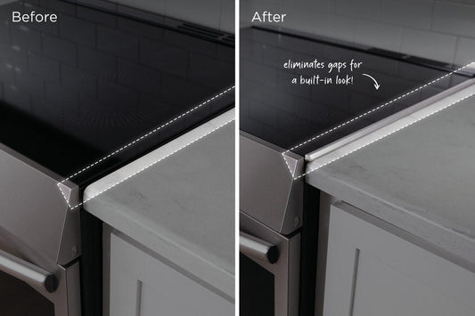 Frigidaire 11NBSTELSS Front Control Electric and Induction Range Stainless Steel 3-Piece Trim Kit