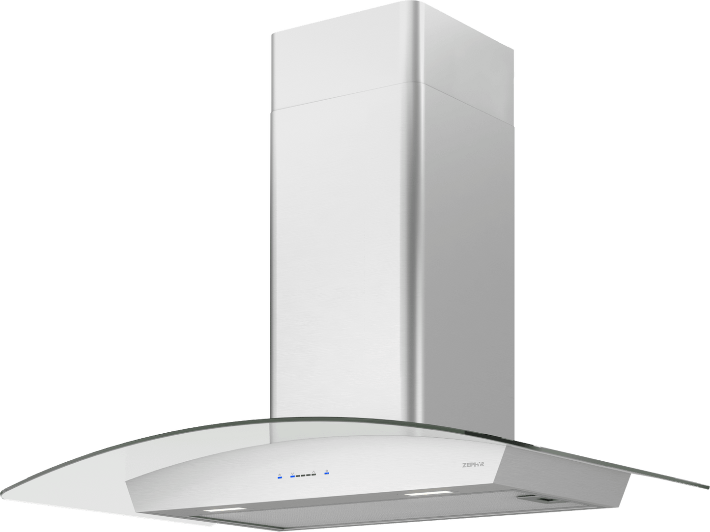Zephyr ZRVE30CGC Ravenna Wall, 30in, SS+Clear Glass, LED