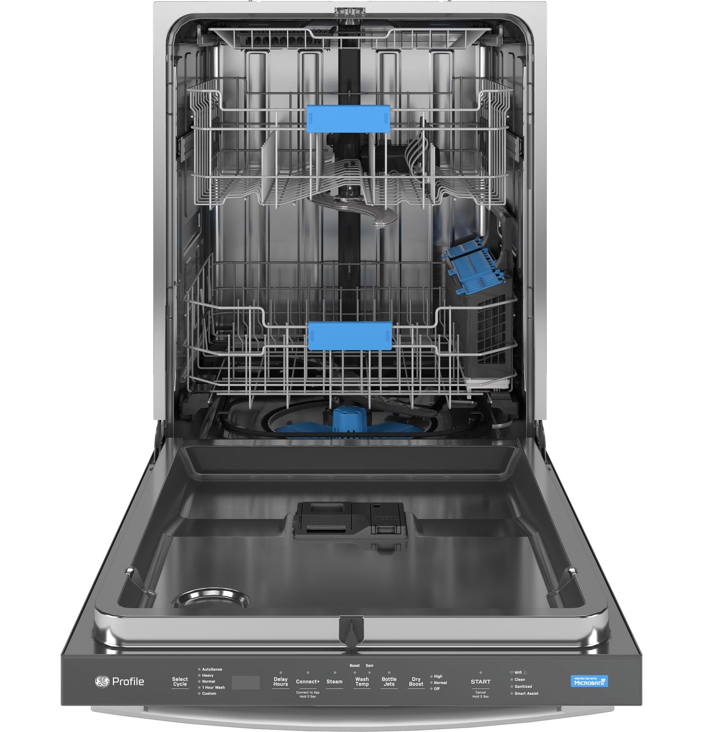 PDT715SYVFS GE Profile™ ENERGY STAR® Fingerprint Resistant Top Control Stainless Interior Dishwasher with Microban™ Antimicrobial Technology
