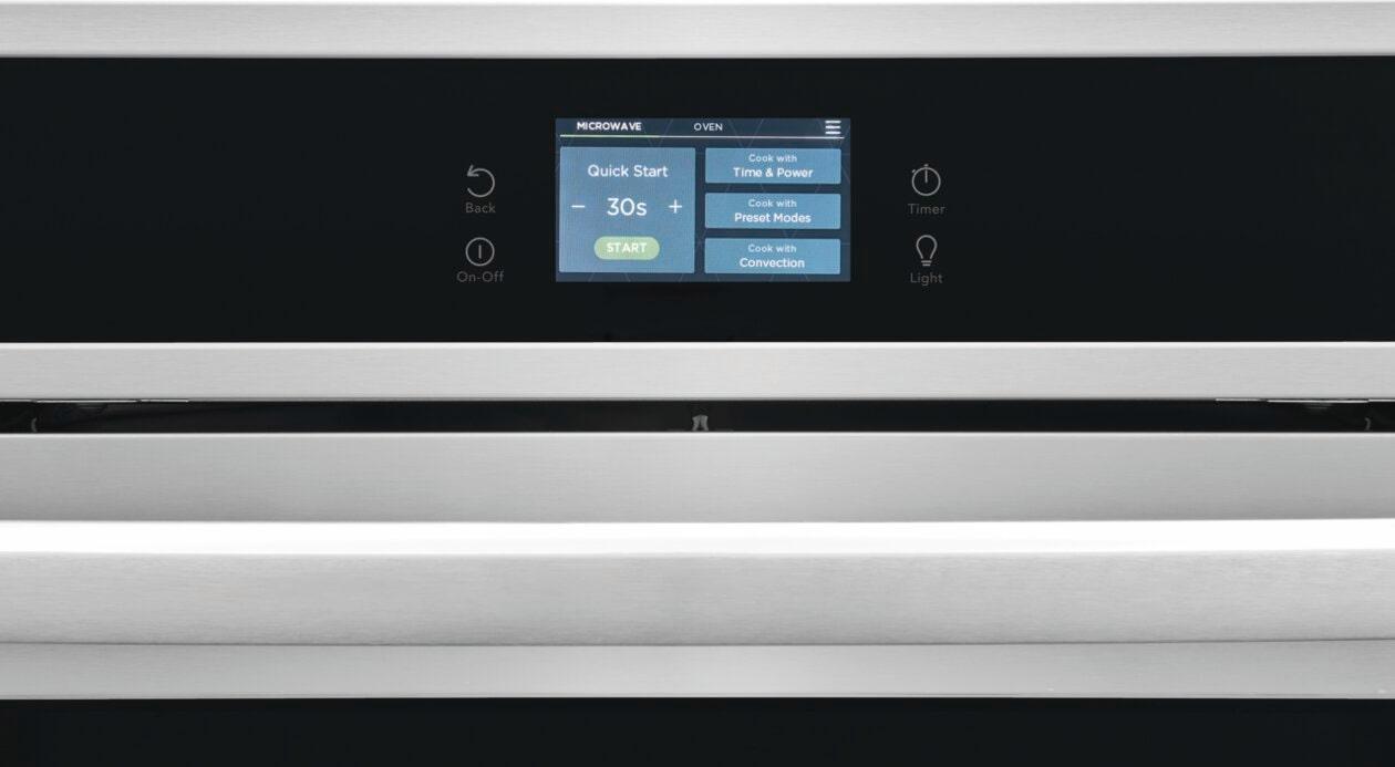 Frigidaire GCWM3070AF 30" Electric Wall Oven and Microwave Combination with Stone-Baked Pizza