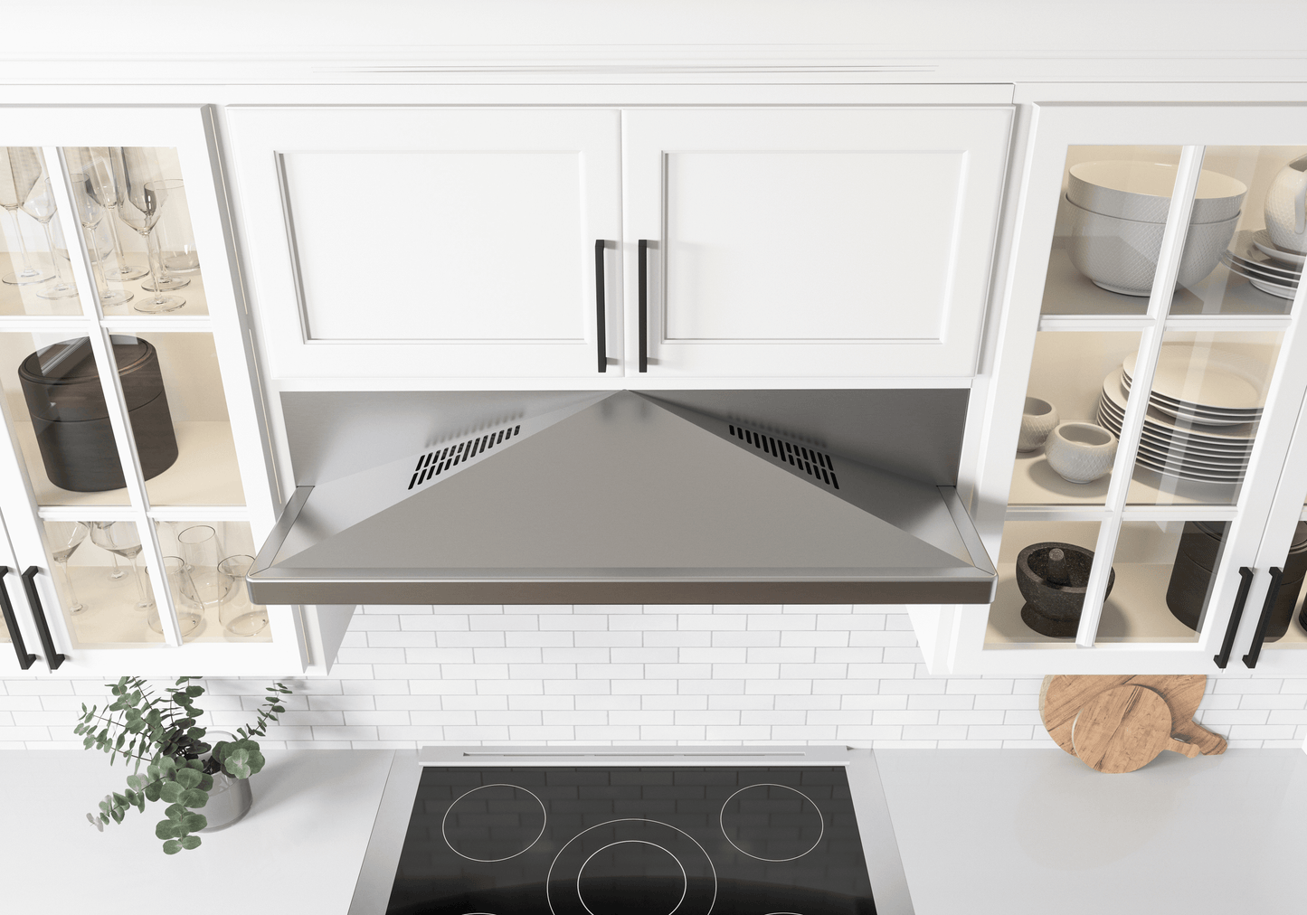 Zephyr ZPYE36BS Pyramid, 36in, SS, LED, PAS