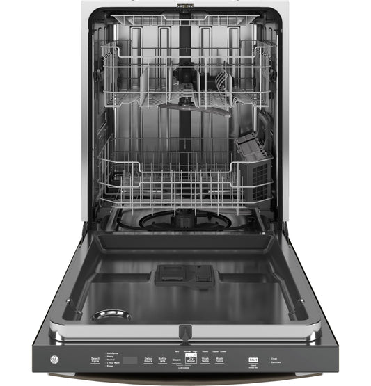 GDT650SMVES GE® ENERGY STAR® Fingerprint Resistant Top Control with Stainless Steel Interior Dishwasher with Sanitize Cycle