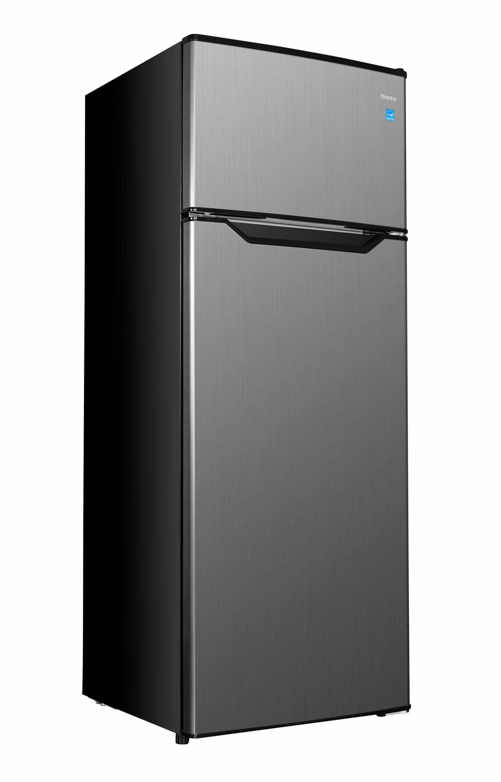 Danby 7.4 cu. ft. Apartment Size Top Mount Fridge in Stainless Steel