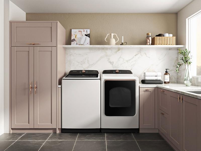 Samsung WA55CG7500AE 5.5 cu. ft. Extra-Large Capacity Smart Top Load Washer with Auto Dispense System in Ivory