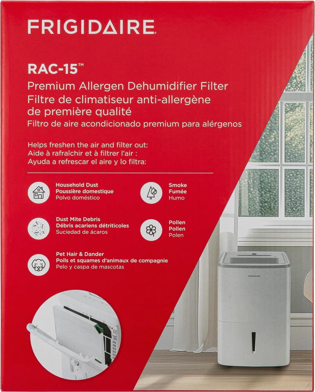 Frigidaire FRPARAC15 PureAir® RAC-15 Premium Allergen Air Filter