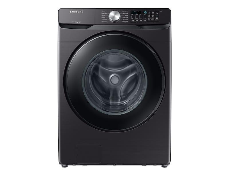 Samsung 5.1 cu. ft. Extra-Large Capacity Smart Front Load Washer with Vibration Reduction Technology  in Brushed Black