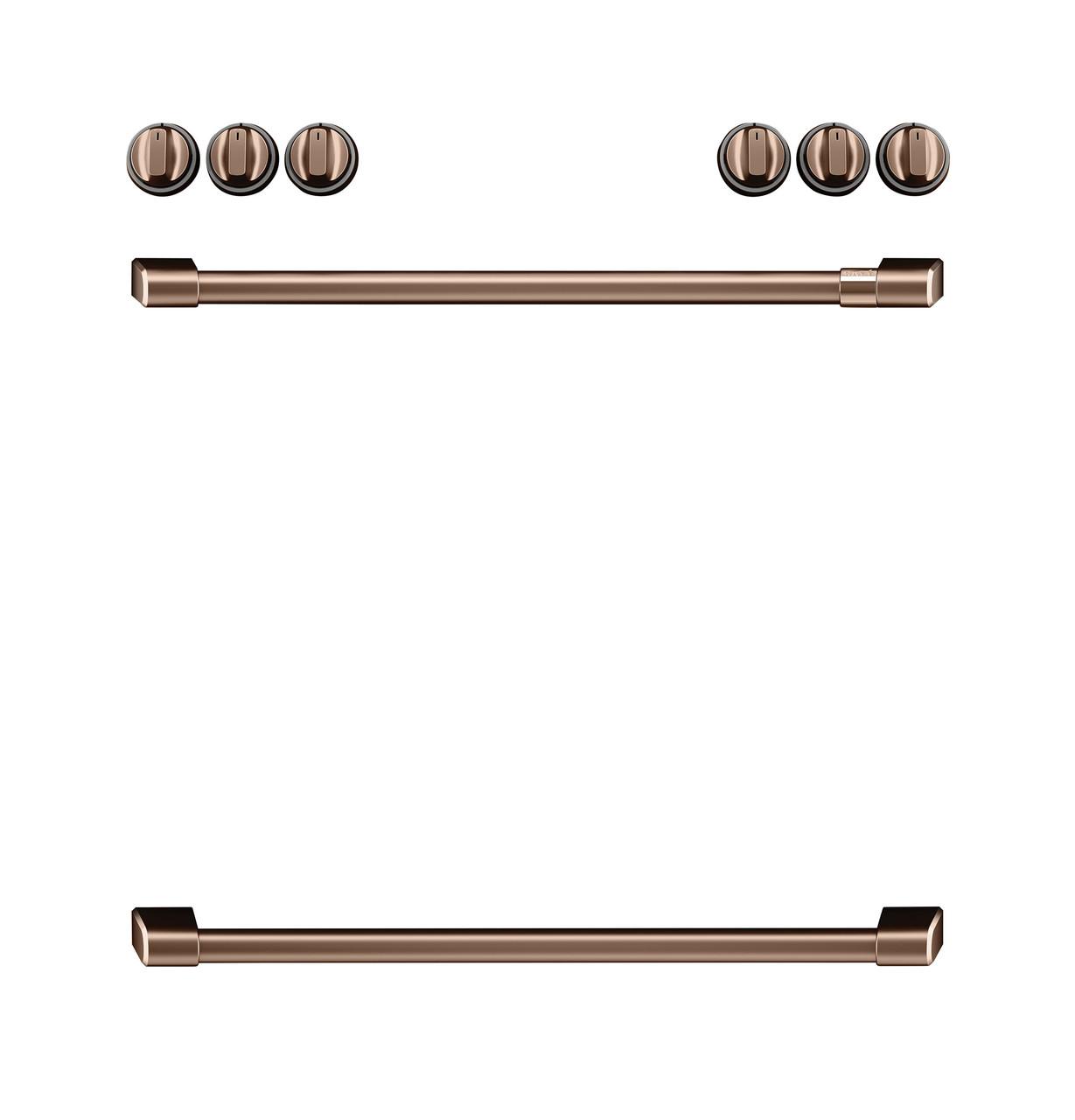 Cafe CXFCEHKPMCU CAF(EBACK)™ Front Control Electric Knobs and Handles - Brushed Copper