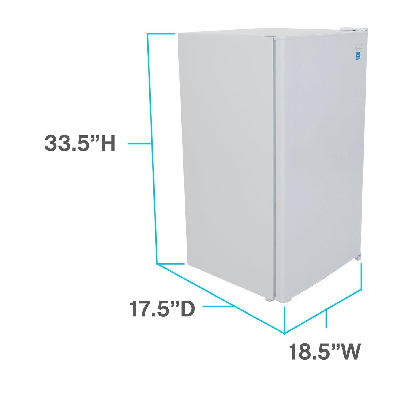 RM3316B Avanti 3.2 cu. ft. Compact Refrigerator - Black