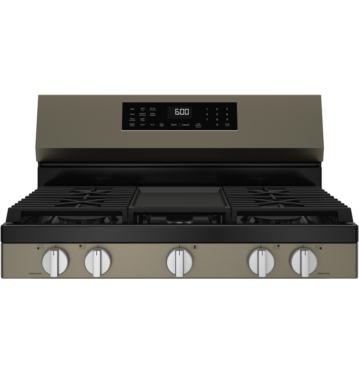 GGF600AVES GE® 30" Free-Standing Gas Convection Range with No Preheat Air Fry and EasyWash™ Oven Tray