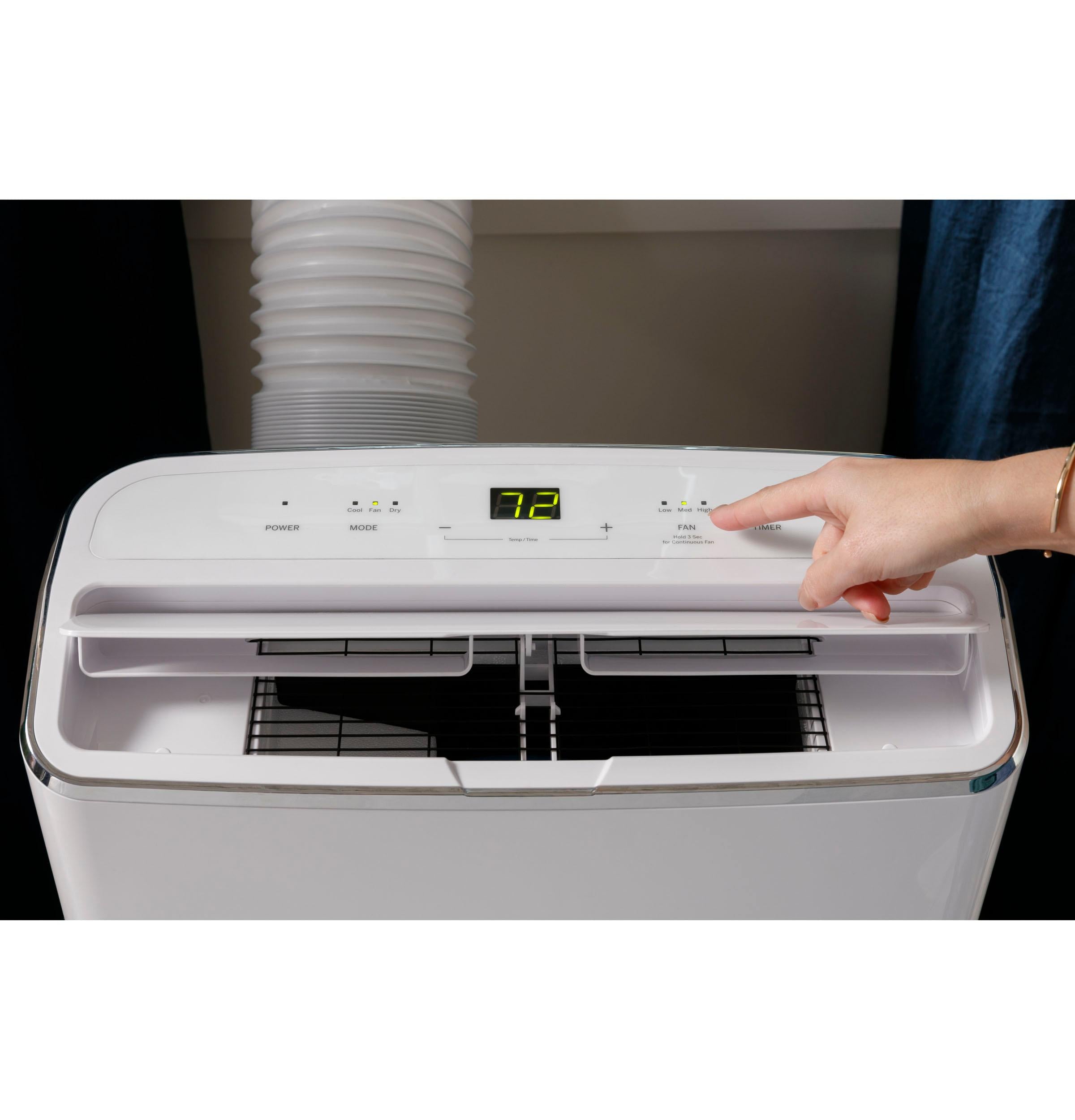 APSA13YBMW GE® 9,950 BTU SACC Portable Air Conditioner for Medium Rooms up to 350 sq ft. (14,000 BTU ASHRAE)