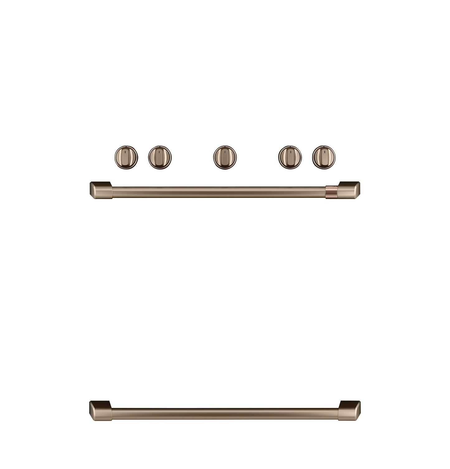 Cafe CXFSGHKPMBZ CAF(EBACK)™ Freestanding Gas Knobs and Handles - Brushed Bronze