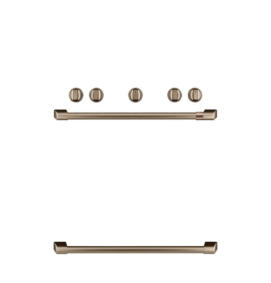 Cafe CXFSGHKPMBZ CAF(EBACK)™ Freestanding Gas Knobs and Handles - Brushed Bronze