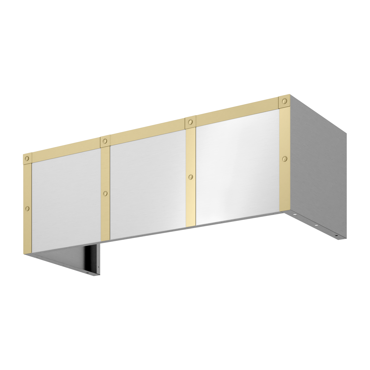 Zephyr BKDC13612ASG Duct Cover Banding Kit, 36in x 12in, Satin Gold