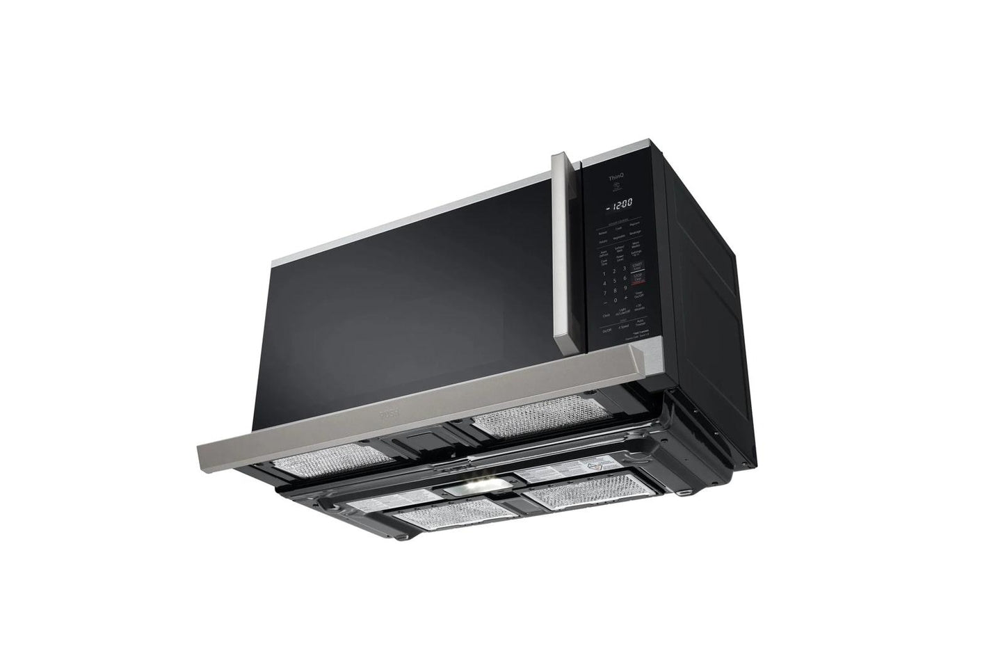 Lg MVEL2125X 2.1 cu. ft. Smart Over-the-Range Microwave Oven with ExtendaVent® 2.0 & EasyClean®
