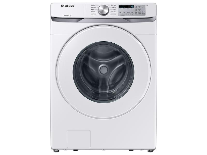 Samsung 5.1 cu. ft. Extra-Large Capacity Smart Front Load Washer with Vibration Reduction Technology  in White