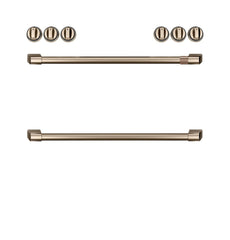Cafe CXFCHHKPMBZ CAF(EBACK)™ Front Control Induction Knobs and Handles - Brushed Bronze