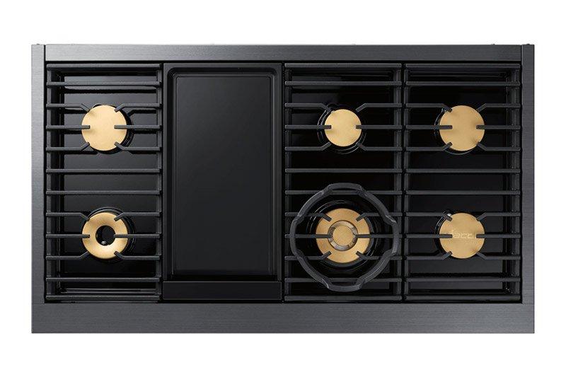 Dacor DOP48M96DHM 48" Pro Dual-Fuel Steam Range, Graphite Stainless Steel, Natural Gas/High Altitude