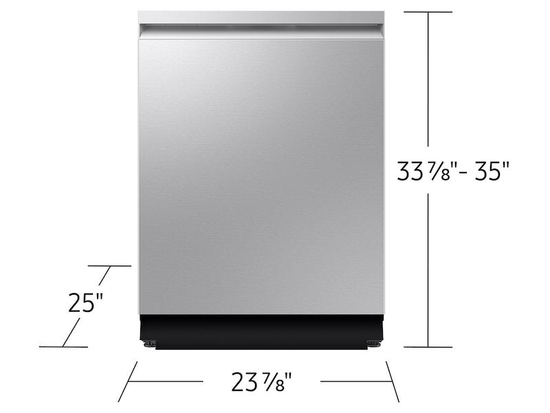 Samsung DW90F89T0USR 38 dBA Bespoke Smart Dishwasher with 3rd Rack Washing System in Fingerprint Resistant Stainless Steel