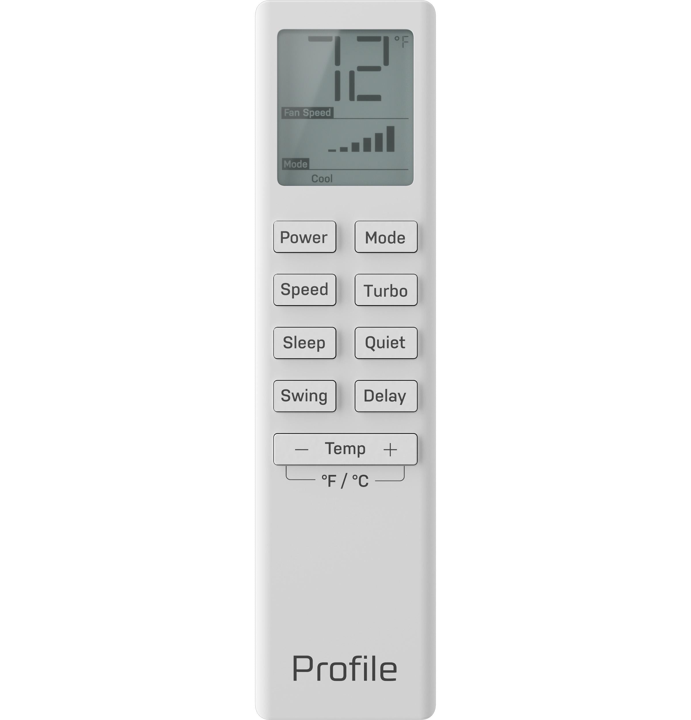 PPHV10WWF GE Profile® 10,000 BTU Dual-Hose, Inverter Portable Air Conditioner with Dehumidifier and Remote, White