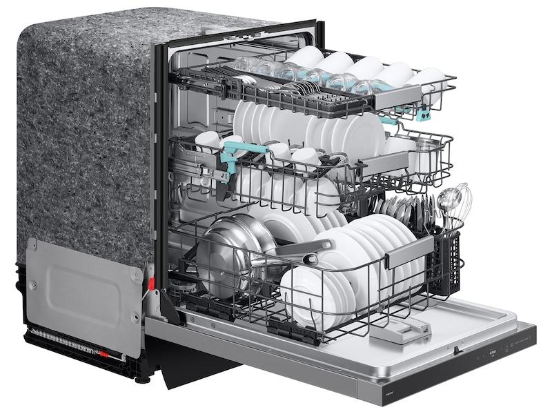 Samsung DW90F89T0USR 38 dBA Bespoke Smart Dishwasher with 3rd Rack Washing System in Fingerprint Resistant Stainless Steel