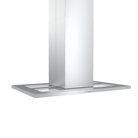 Zephyr ZMDE42BS Modena, Island, 42in, SS+Glass, LED, ACT