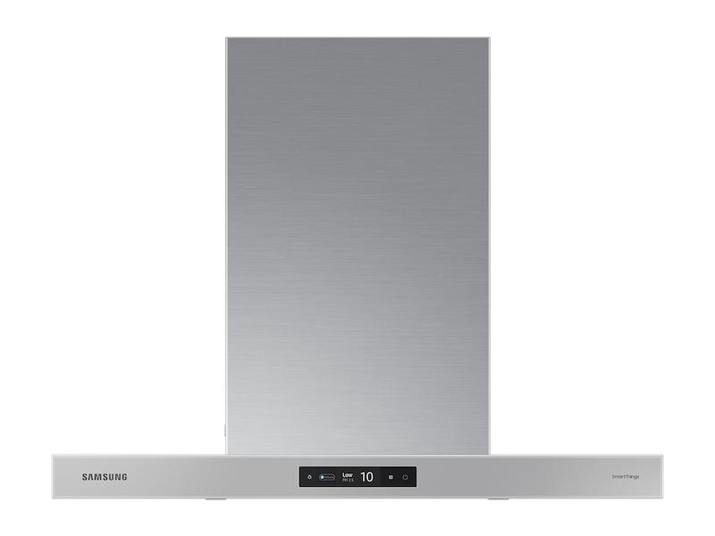 Samsung 30" Bespoke Smart Wall Mount Hood with LCD Display in Clean Grey