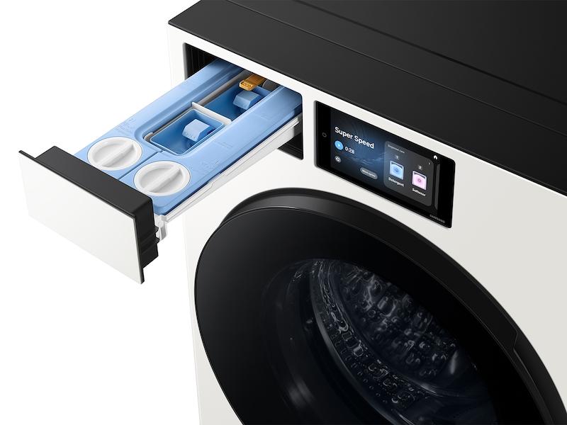 Samsung WF90F53ADY 5.3 cu. ft. Bespoke AI Ultra Capacity Front Load Washer with AI Home and AI OptiWash+ in Ivory