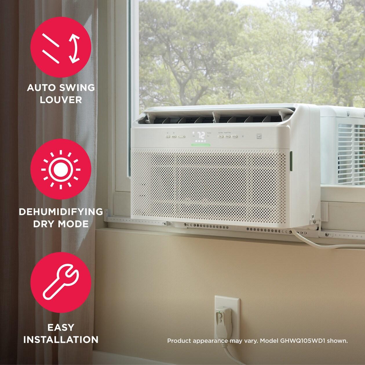 Frigidaire GHWQ125WD1 12,000 BTU U-Shape Window Room Air Conditioner with Inverter and Wi-Fi (Energy Star)