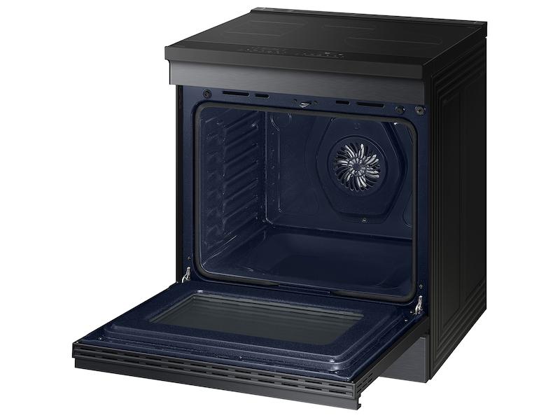 Samsung NSI6DG9500MT Bespoke 6.3 cu. ft. Smart Slide-In Induction Range with Ambient Edge Lighting™ & Air Sous Vide in Matte Black Steel