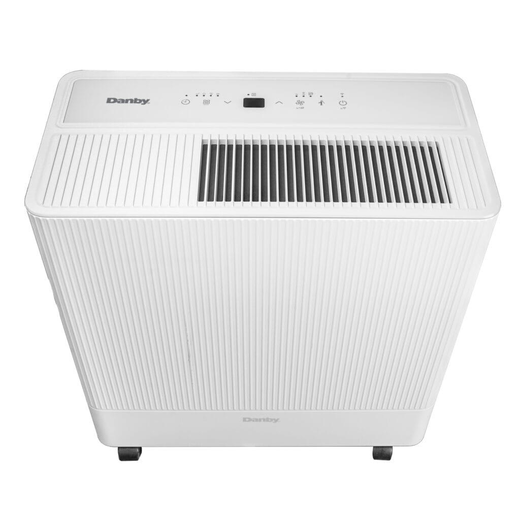 DDR050BSPWDB Danby 50-Pint Dehumidifier with Pump & Wi-Fi in White