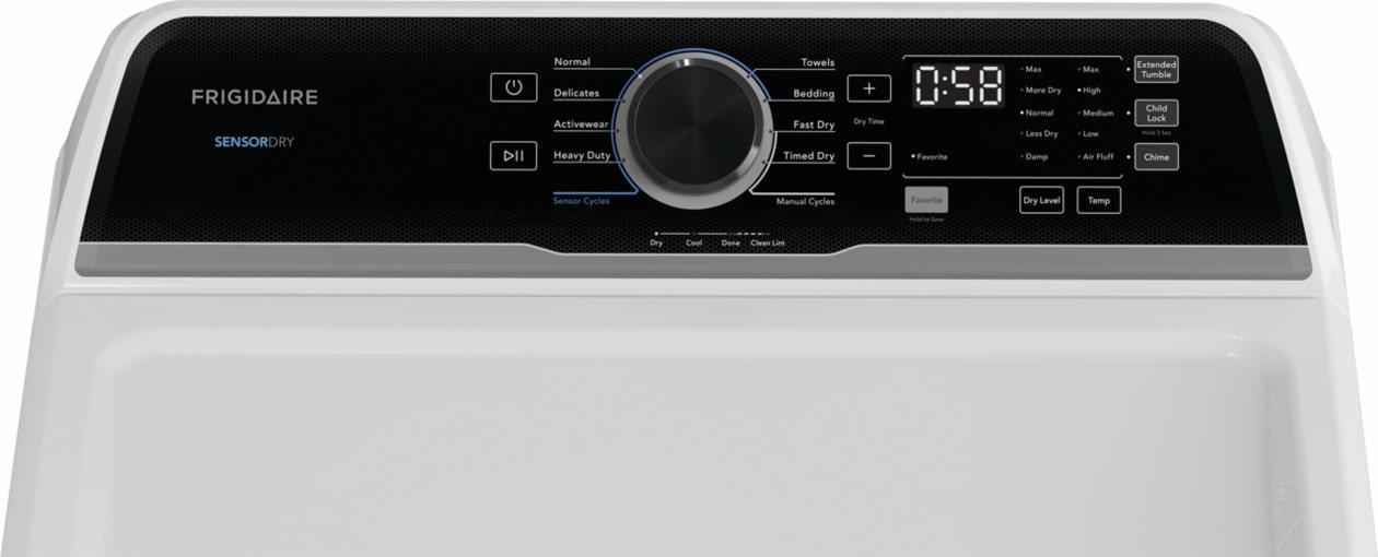 Frigidaire FLVG7523BW 7 Cu. Ft. Gas Dryer
