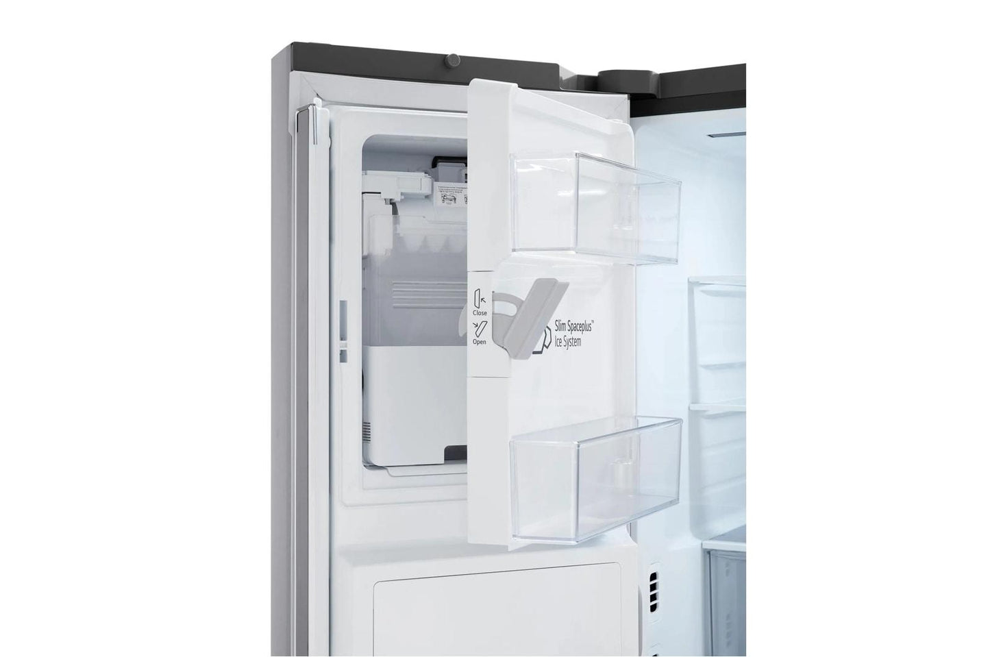 Lg LF26C6230V 26 cu. ft. Counter Depth MAX 3-Door French Door Refrigerator with Ice and Water Dispenser