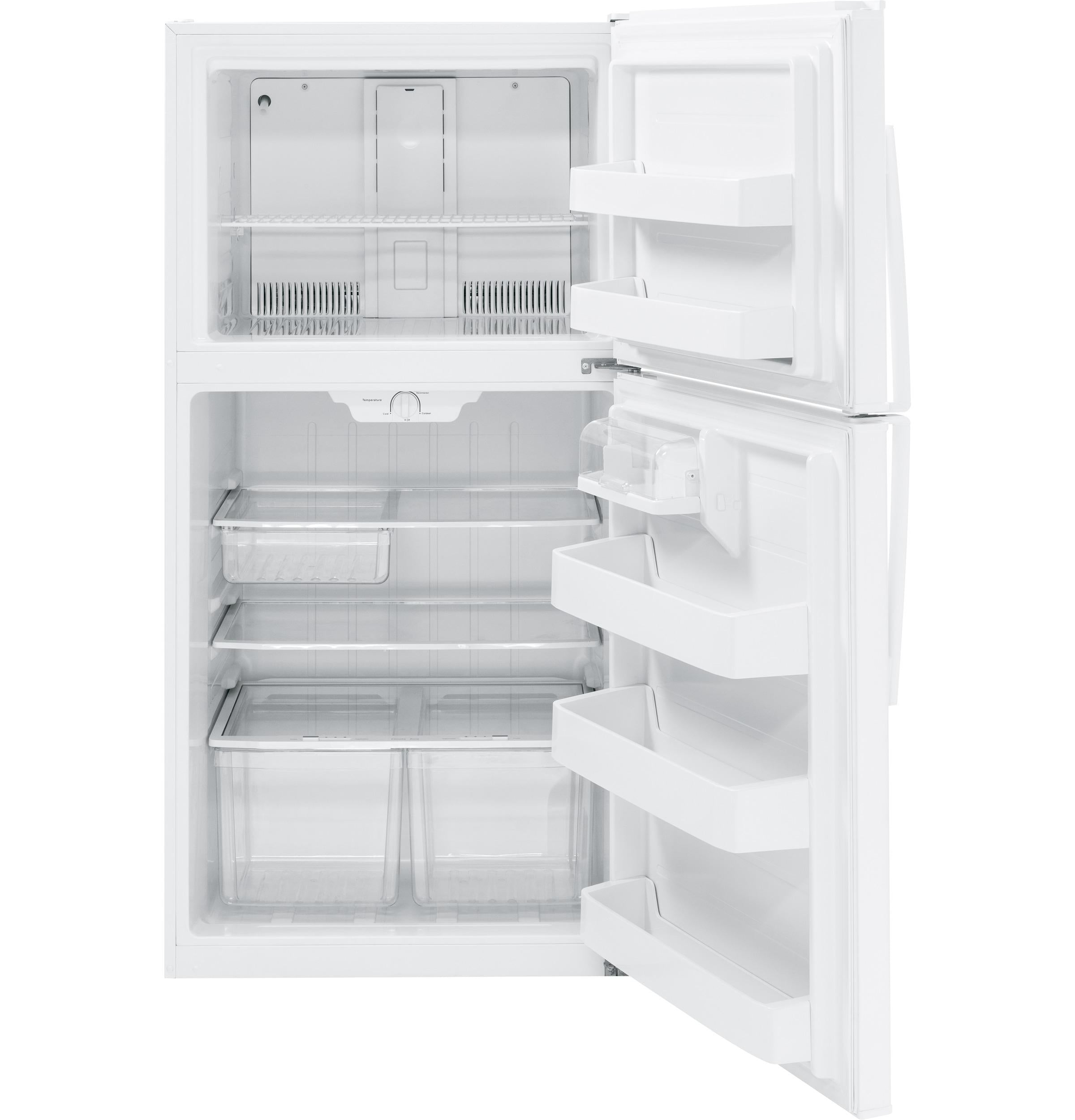 GTE21GTHWW GE® ENERGY STAR® 21.1 Cu. Ft. Top-Freezer Refrigerator