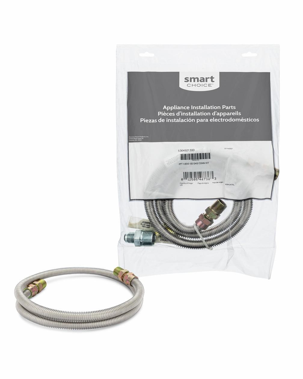 Frigidaire 5304521333C25 Smart Choice 25=1, 4FT 1/2OD SS GAS CON KIT