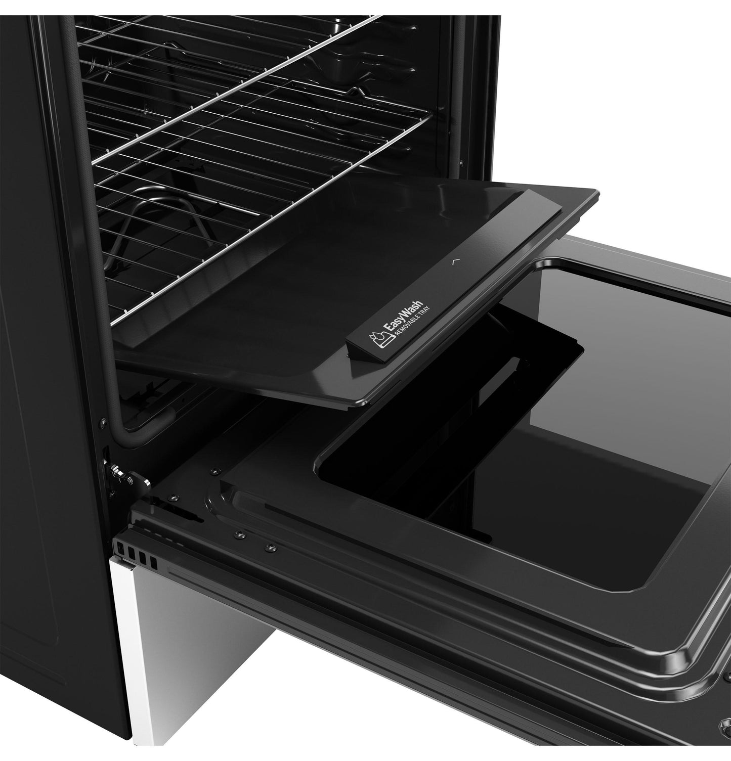 GRF600AVSS GE® ENERGY STAR® 30" Free-Standing Electric Convection Range with No Preheat Air Fry and EasyWash™ Oven Tray