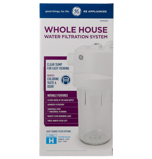 GXWH40L GE WHOLE HOUSE WATER FILTRATION SYSTEM