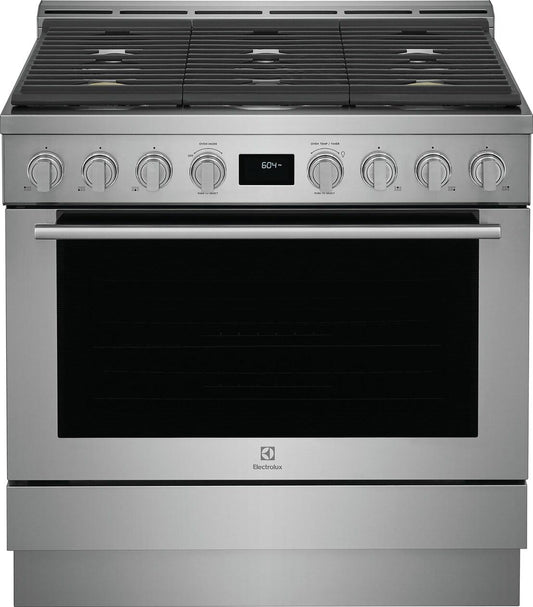 Electrolux ECFG3668AS 36" Front Control Freestanding Gas Range