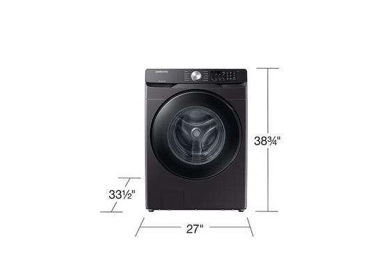 Samsung WF51CG8000AV 5.1 cu. ft. Extra-Large Capacity Smart Front Load Washer with Vibration Reduction Technology+ in Brushed Black