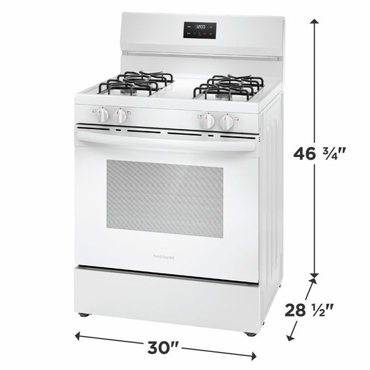 Frigidaire FCRG3051BW 30" Gas Range
