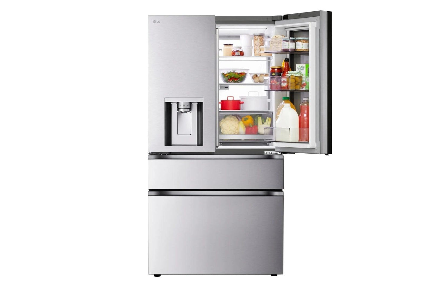 Lg LF29S9775S 29 cu. ft. Standard-Depth MAX™ 4-Door French Door Refrigerator with Mirror InstaView® MyColor™ and Mini Craft Ice™