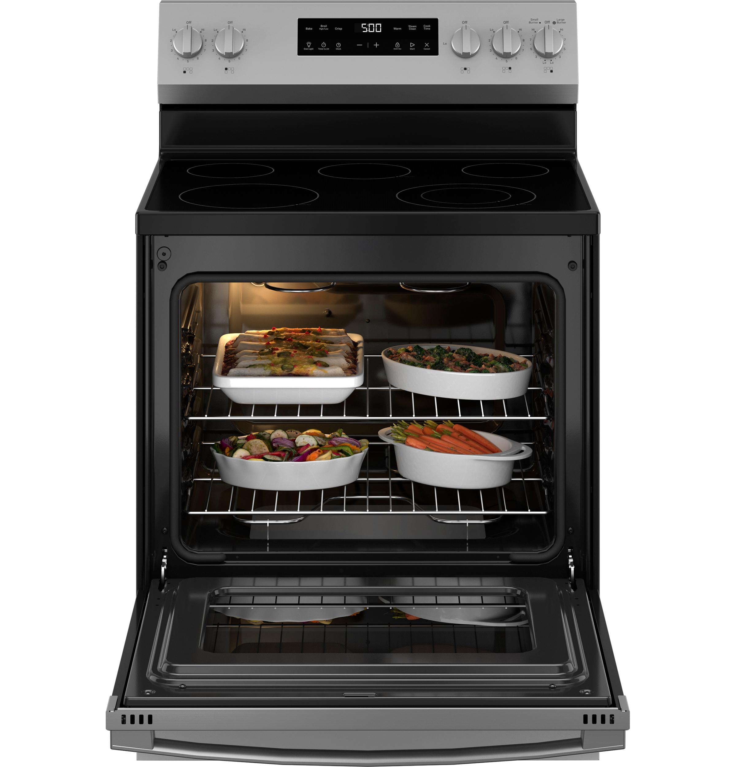 GRF500SVSS GE® ENERGY STAR® 30" Free-Standing Electric Range with Crisp Mode